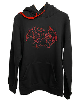 Pokemon Charizard Hoodie – Embroidered Charizard