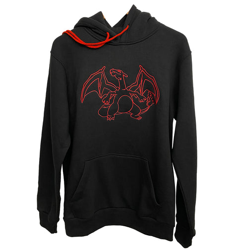 Pokemon Charizard Hoodie – Embroidered Charizard