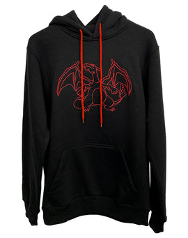 Pokemon Charizard Hoodie – Embroidered Charizard
