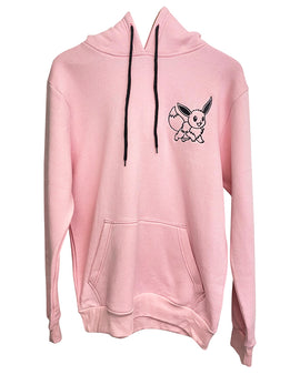 Pokemon Eevee Pink Hoodie – Embroidered Eevee