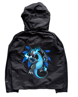 Mega Charizard X Embroidered Jacket – Premium Jacket