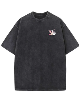 Mew EX Full Art 30th Anniversary Vintage Acid-Washed T-Shirt