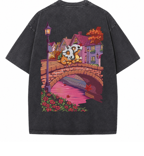 Cubone Gem Pack Vol. 3 Vintage Acid-Washed T-Shirt