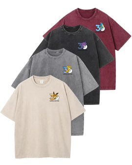 Vintage Acid-Washed Custom 30th Pokémon T-Shirt