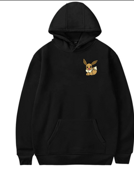 Pokemon Moonbreon Hoodie – Embroidered Eevee & Umbreon Print