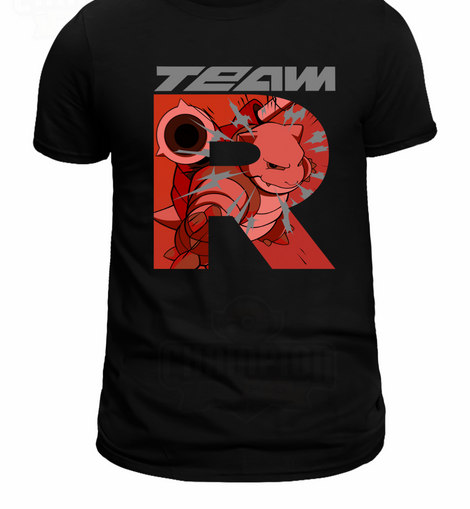 Team Rocket Dark Blastoise Shirt – Oversized, Bold, and Built for Fans