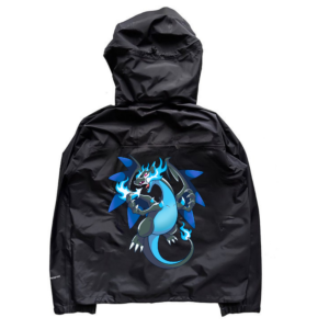 Mega Charizard X Embroidered Jacket - Premium Jacket